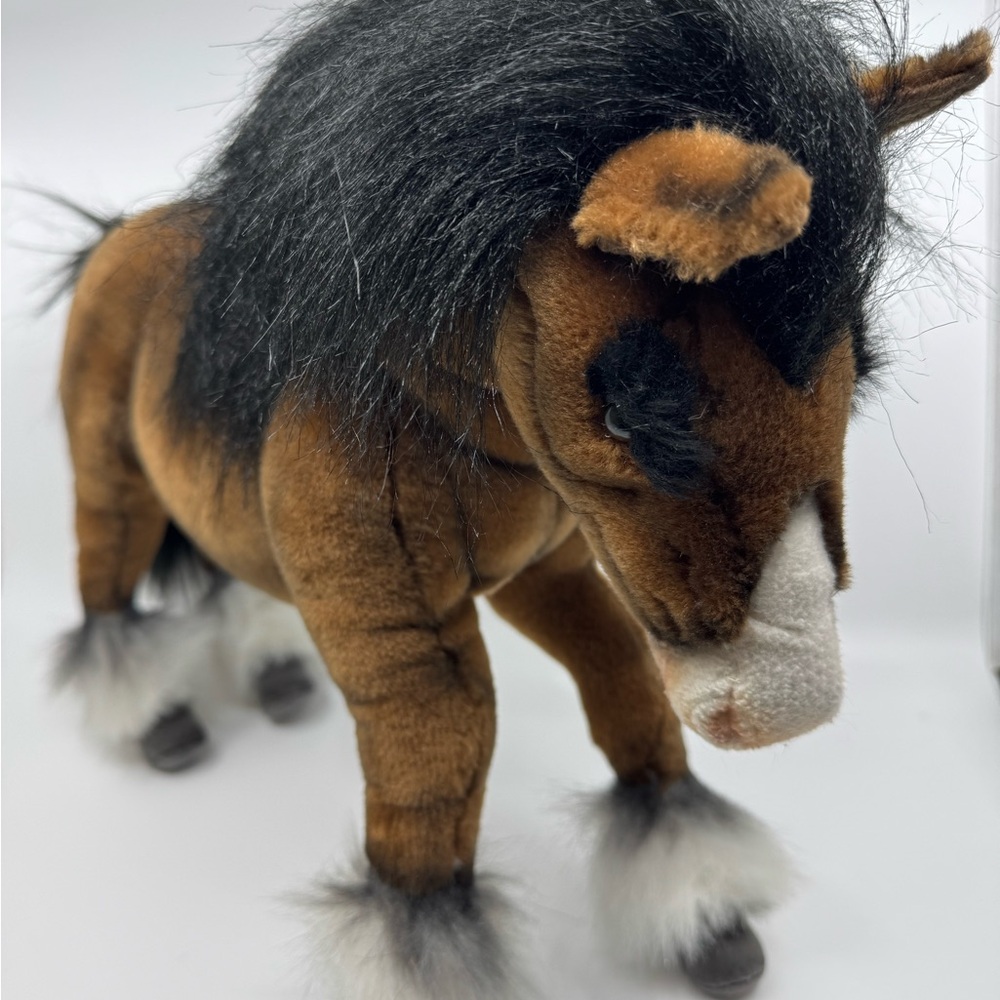Hansa Plush Clydesdale Horse Plush 18”